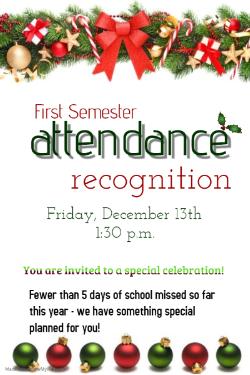 Attendance Celebration